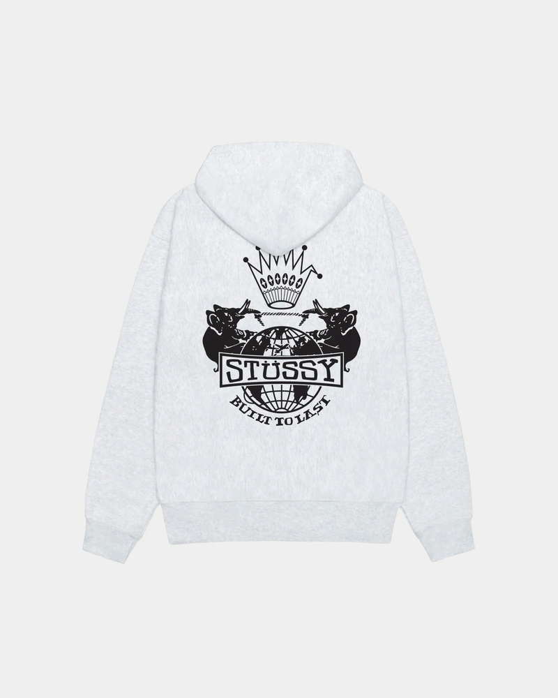 Alternative view of BUILT TO LAST ZIP HOODIE