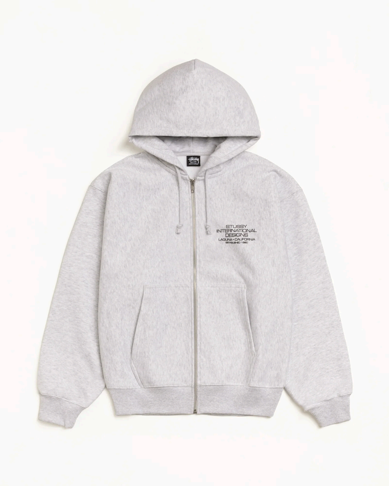 INTERNATIONAL DESIGNS ZIP HOODIE