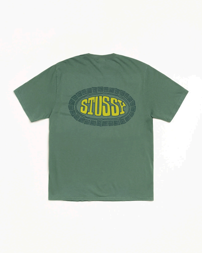 Alternative view of TILE OVAL TEE PIGMENT DYED